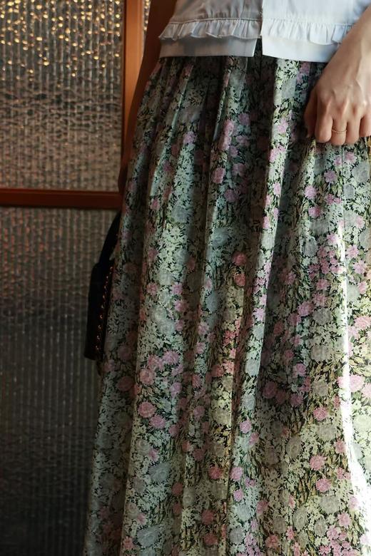 薄雾森林|清新森系碎花半裙 商品图5