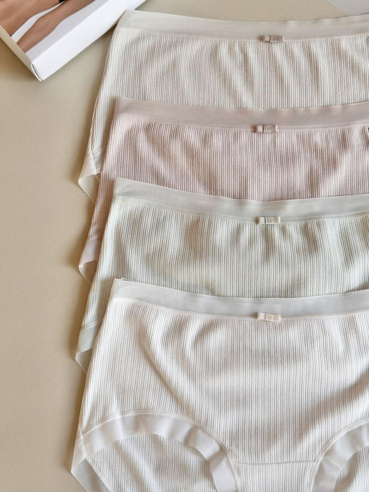 315-6 La新款 提花棉肌理感中腰女士内裤 商品图3