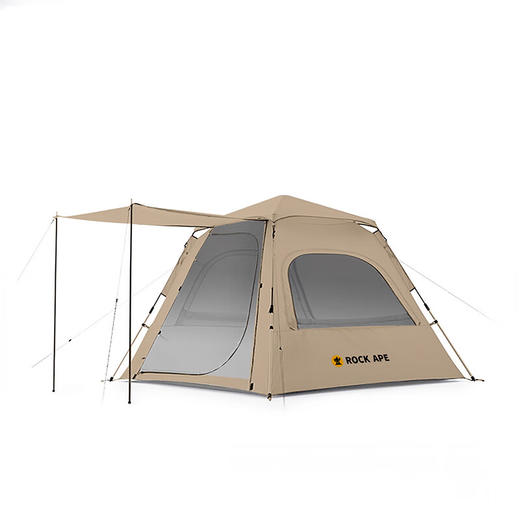 【户外帐篷集合】洛克猩球单双门全景观自动手动速开野外露营野营多人四角六角帐篷天幕套餐 全景观自动速开帐 商品图3