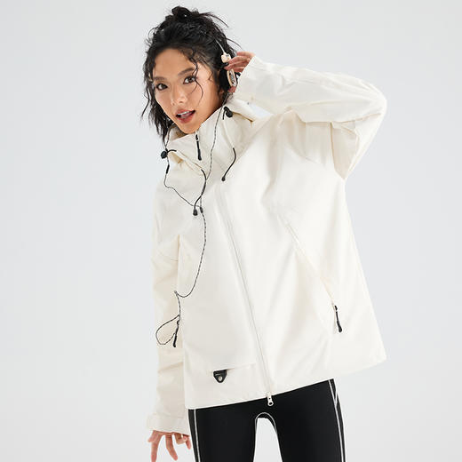 意大利Leaveland枫叶品牌 女短款26889/男女款26888冲锋外套 潮流版型 防水防风透气 商品图7