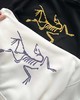 F031453撞色Logo印花秋季情侣款纯色连帽宽松套头卫衣 商品缩略图4
