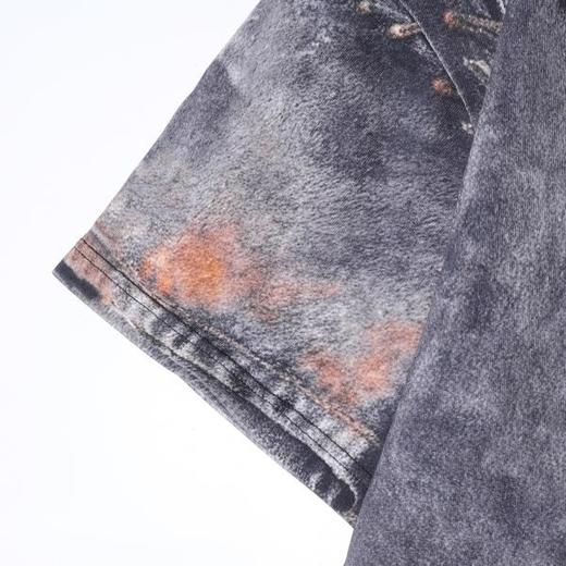 62210SDSA男装2026新款高贵轻奢简约时尚痞帅印花圆领短袖T恤百搭宽松 商品图3