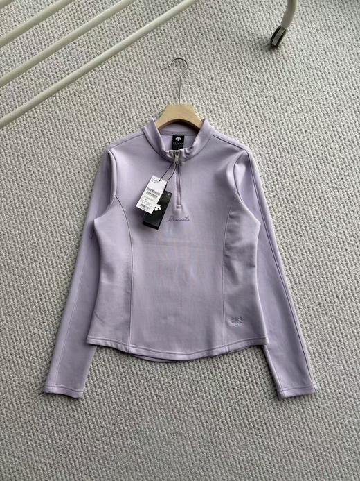 点此购买 迪桑特WOMEN’S SKI STYLE系列女士半拉链长袖针织衫 LL 342287 商品图2