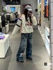 F031466潮流感梭织面料宽松V领运动套头卫衣球衣男女同款 商品缩略图9