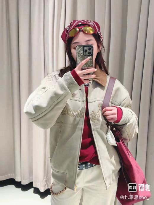 F031469复古麂皮灯芯绒翻领刺绣logo棒球服薄棉服 商品图7