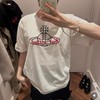 F031406春夏新品限定刺绣字母土星两边开叉前短后长短袖T恤 商品缩略图11