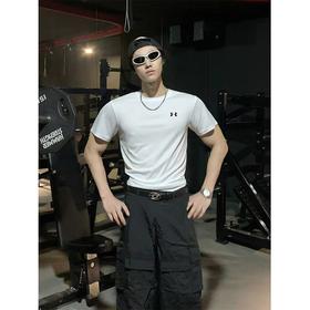 F031434夏季新款男士弹力速干户外运动舒适亲肤短袖T恤