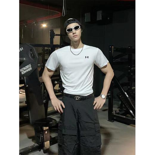 F031434夏季新款男士弹力速干户外运动舒适亲肤短袖T恤 商品图0