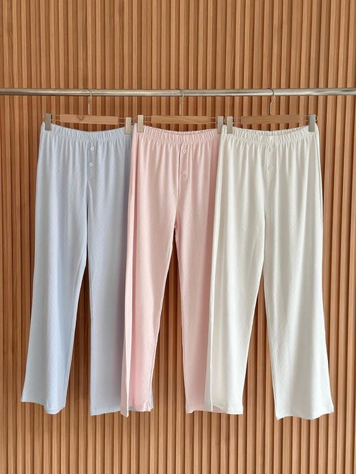 315-3 La纯棉睡衣 女士 春夏薄款 长袖家居睡衣套装 商品图6