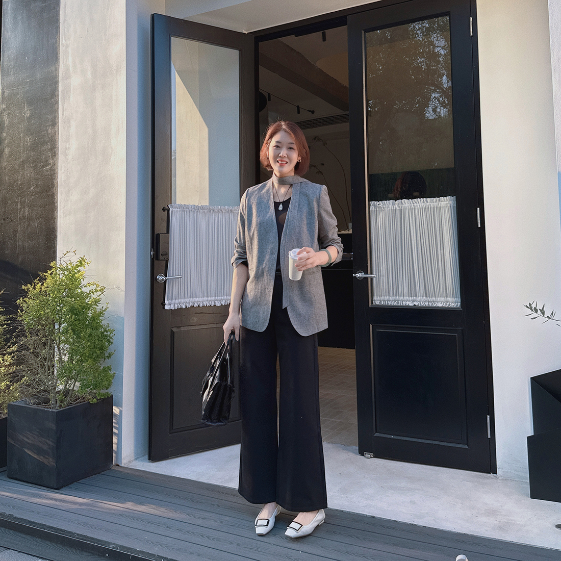 （进口面料）火桐hooton 舒柔特系列 窄版直筒裤