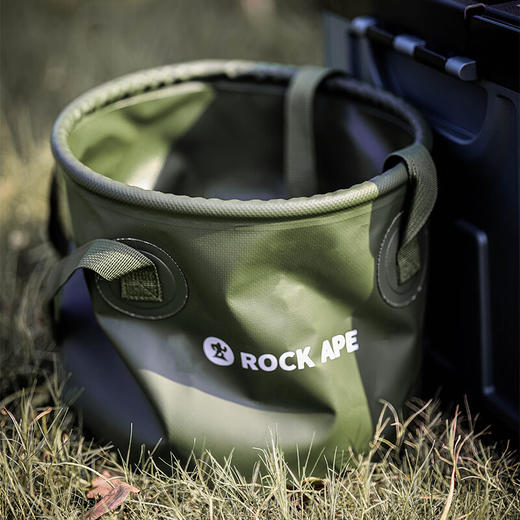 【户外折叠水桶】洛克猩球 RockApe 可折叠圆形水桶户外旅行露营便携式水盆野餐储水桶10L 折叠水桶10升 商品图5