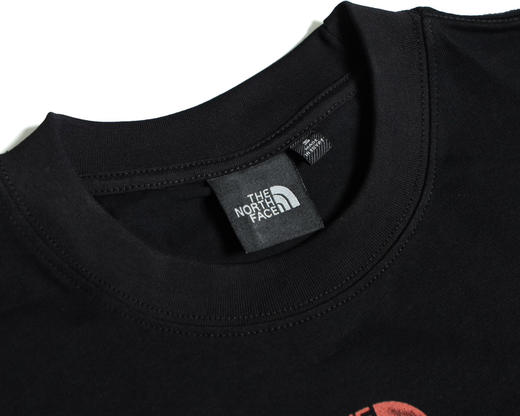 原单正品北面 TNF 马年限定CNY新年款 26ss短袖 纯棉面料 男女同款  胸前背后小标logo印花 
黑色 S-XL 商品图4