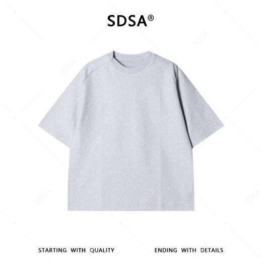 26T525SDSA男装2026新款高贵轻奢韩版简约纯色拼接领口短袖T恤百搭时尚 商品图1