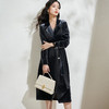 芳外春季新款知性气质顺滑丝绒西装领系带收腰长袖连衣裙1941 商品缩略图2