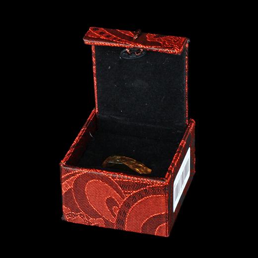 孤品17948天然琥珀带皮方章姓名章避邪收藏2.8*1.2*2.0cm 商品图5