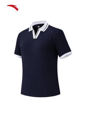 安踏网球服套装 | 学院风POLO女子夏季透气舒适运动套装162628115