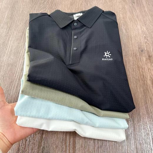 F031483冰丝卡美格翻领刺绣裸感无痕polo衫短袖Tee 商品图6