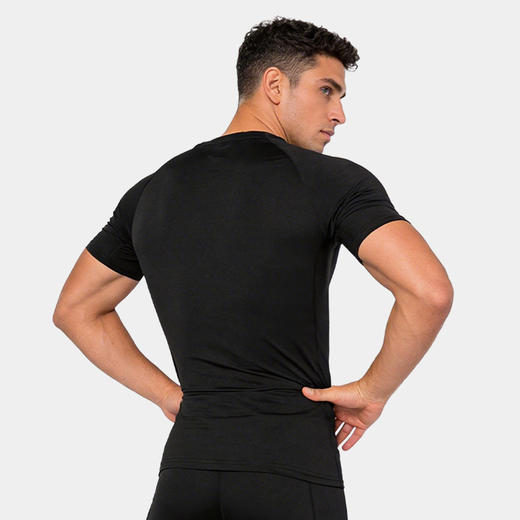 小李子Mizuno美津浓足球运动训练紧身短袖成人男C2CA63Z309 商品图2