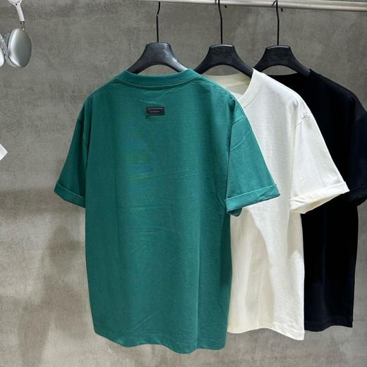 重磅潮牌字母T恤简约设计感纯色男短袖夏季宽松百搭圆领上衣    YLZ-A620 商品图1