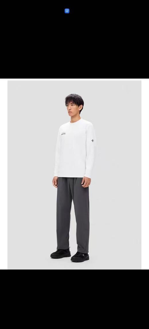 点此购买 迪桑特ALLTERRAIN 81系列男士天花板级长袖T恤 bk 342292 商品图3