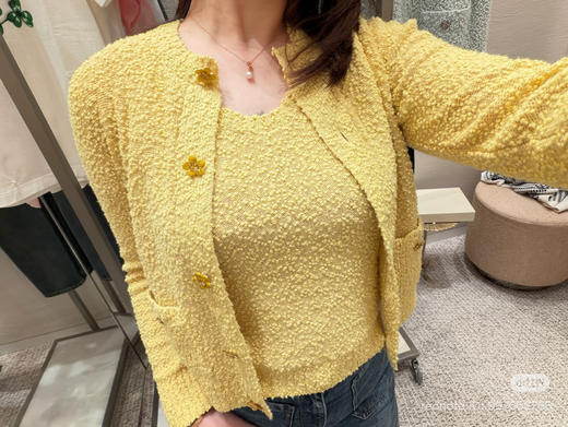 314-8 渠道圆正 雕 26ss进口纱香风两件套 商品图0