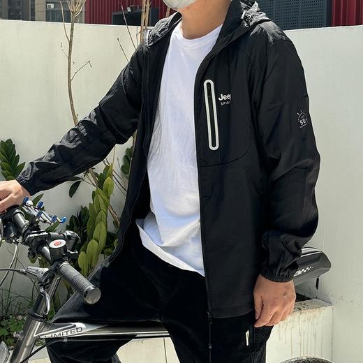 【JEEP SPIRIT男女同款户外超薄防晒衣9123款】超薄冰感防晒衣 夏季户外钓鱼防蚊防晒防雨服  UPF＞50+ 全波段阻隔紫外线99% 商品图5