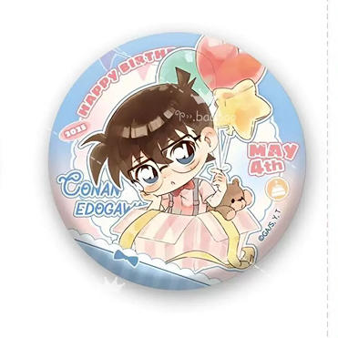 LOFTER名侦探柯南2025朝夕予梦生日限定系列马口铁徽章-江户川柯南款 商品图0