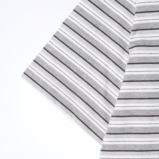 26T631SDSA男装2026新款高贵轻奢美式百搭条纹圆领短袖T恤时尚宽松上衣 商品图2