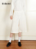 hidemi副线小h 简约休闲阔腿中裤七分裤休闲裤 商品缩略图1