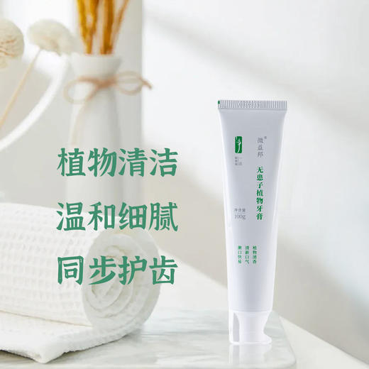 德益邦无患子植物牙膏 清新口气清洁护龈草本植物牙膏 商品图6