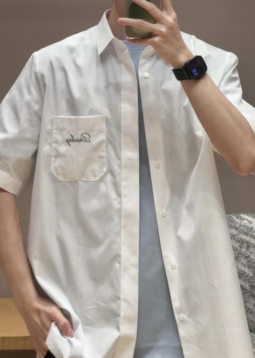 男款刺绣短袖衬衫ba010 商品图3