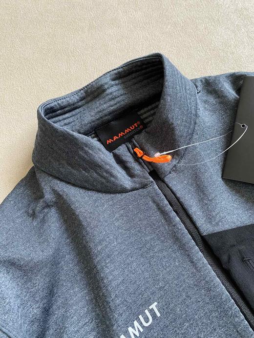 F031464男士户外轻量化高弹力半拉链套头中层夹克外套 商品图10