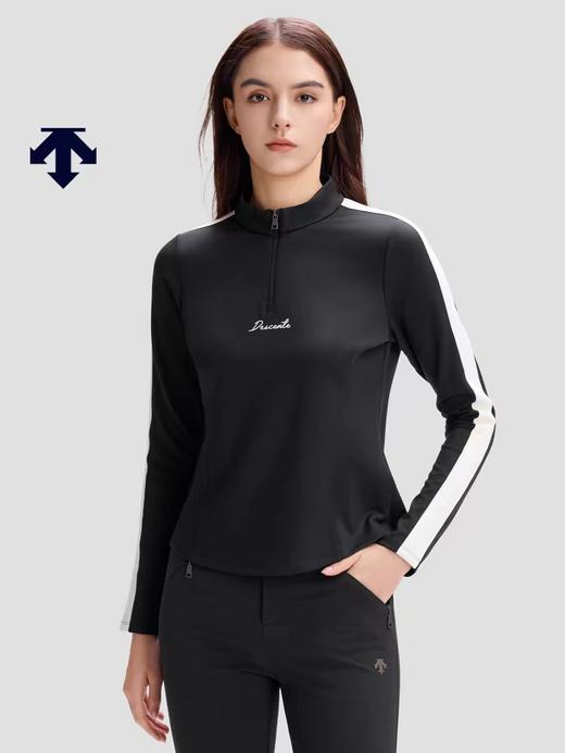 点此购买 迪桑特WOMEN’S SKI STYLE系列女士半拉链长袖针织衫 LL 342287 商品图7