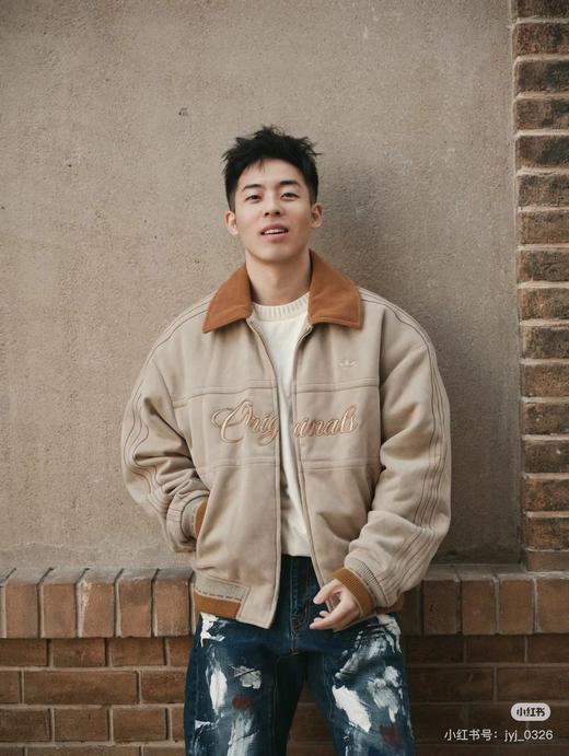 F031469复古麂皮灯芯绒翻领刺绣logo棒球服薄棉服 商品图11