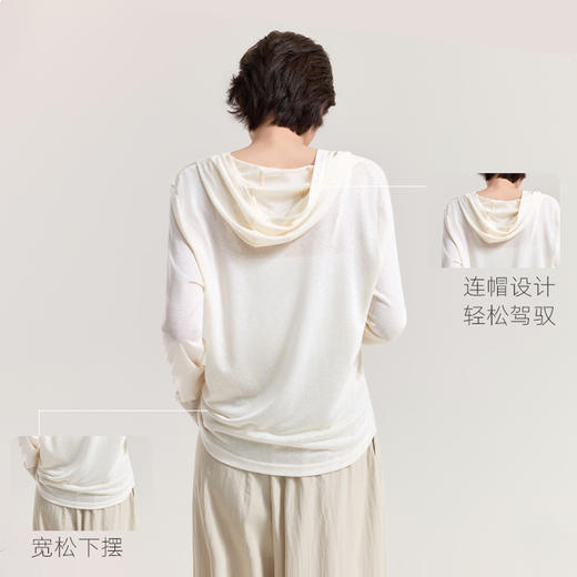 自由风·素简小开衫 解锁春夏轻氧自然感  轻盈透气、凉感亲肤 单穿、内搭、外披都好看LYZ 商品图1