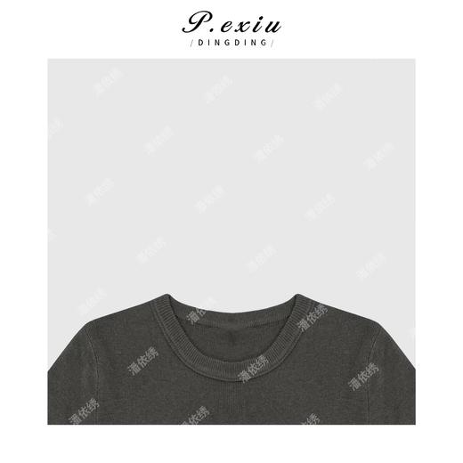03-3潘依绣丁丁宠粉简约百搭圆领短袖T恤Q5193 商品图2