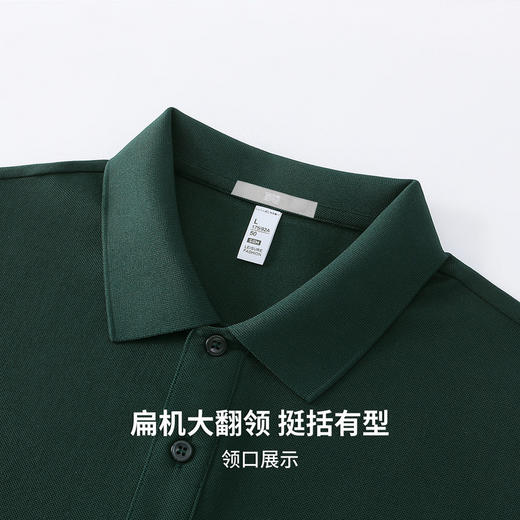 【凉感抗菌&含棉】圣得西男生短袖POLO衫2026春季商务休闲通勤T恤 商品图9
