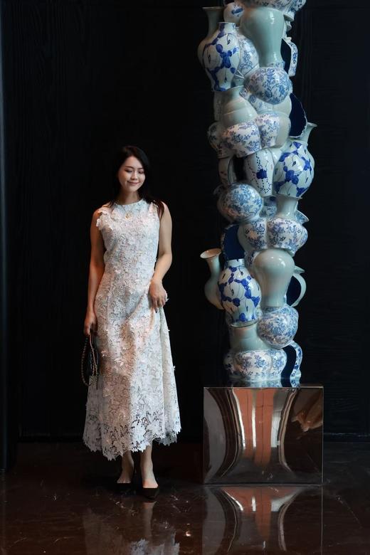 时光绝恋|浪漫法式重工钩花连衣裙（定金100抵用150，出货付尾款） 商品图1