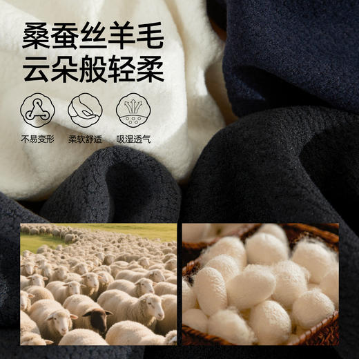 【春新品！云朵泡芙裤】逸阳春季蚕丝羊毛显瘦高腰窄版香蕉休闲裤8094 商品图1