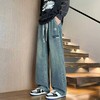 F031430秋冬简单大气个性百搭休闲敞口柔软亲肤牛仔裤长裤 商品缩略图6