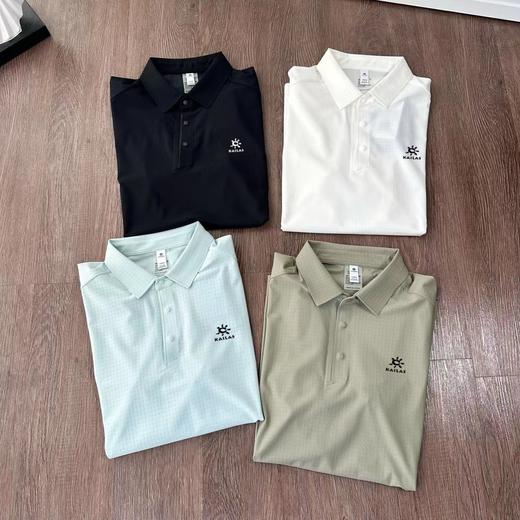 F031483冰丝卡美格翻领刺绣裸感无痕polo衫短袖Tee 商品图5