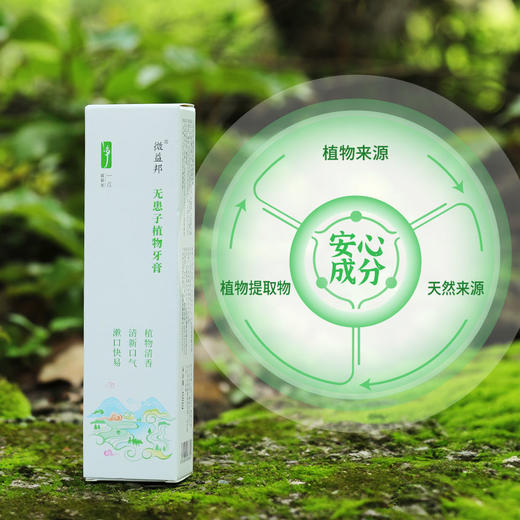 德益邦无患子植物牙膏 清新口气清洁护龈草本植物牙膏 商品图8