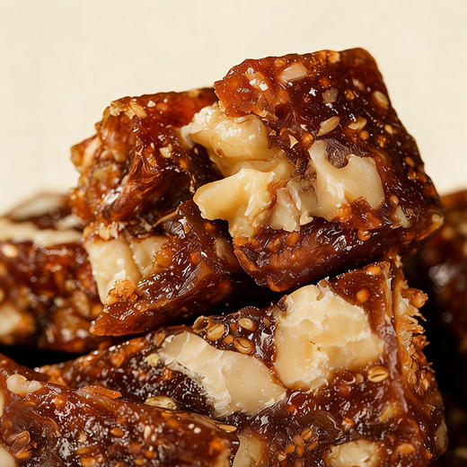 养瑞和 | 无花果核桃糕100g·糕点点心小零食·开袋即食·无花果干·核桃仁·椰子油·黄金亚麻籽·黑豆·黑枸杞 商品图5