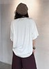 F031405夏季新品圆领彩砂小标字母印花男女宽松短袖T恤 商品缩略图10