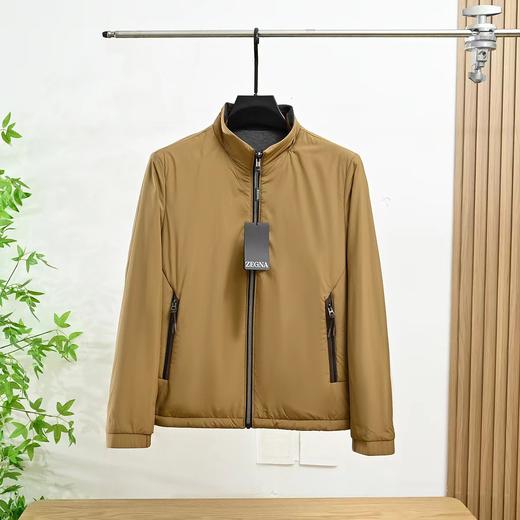 F031496春季男装高科技面料双面夹克立领拉链外套 商品图7