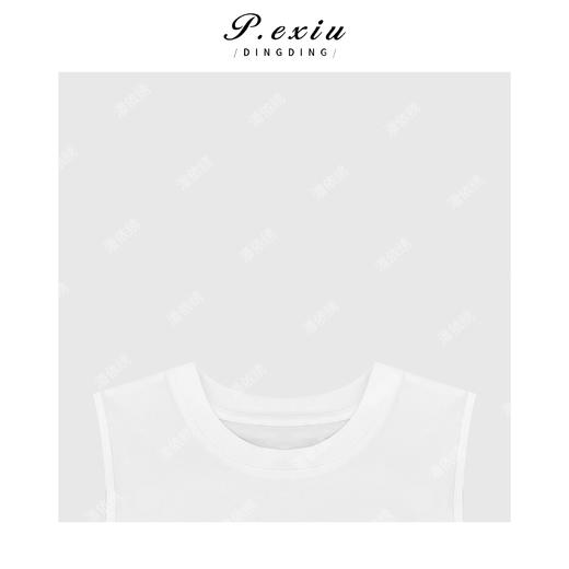 03-3潘依绣丁丁宠粉森系蕾丝勾边中长款叠穿背心 Q45030 商品图2