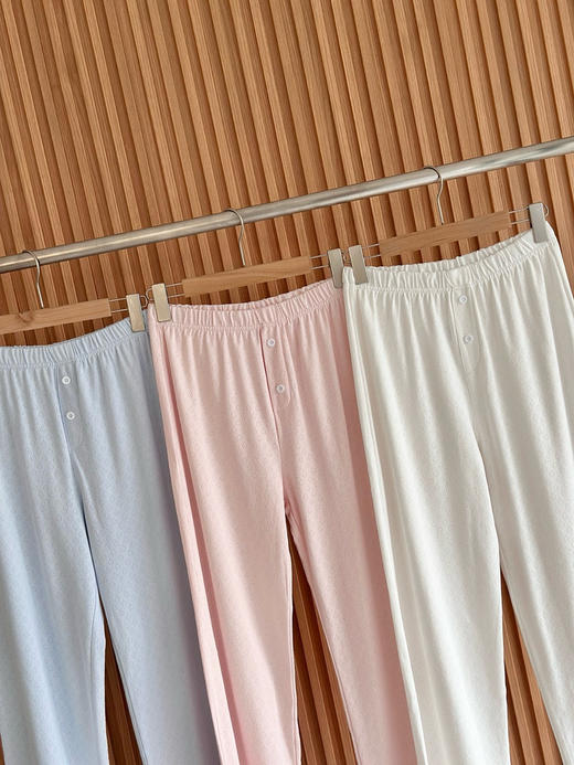 315-3 La纯棉睡衣 女士 春夏薄款 长袖家居睡衣套装 商品图3