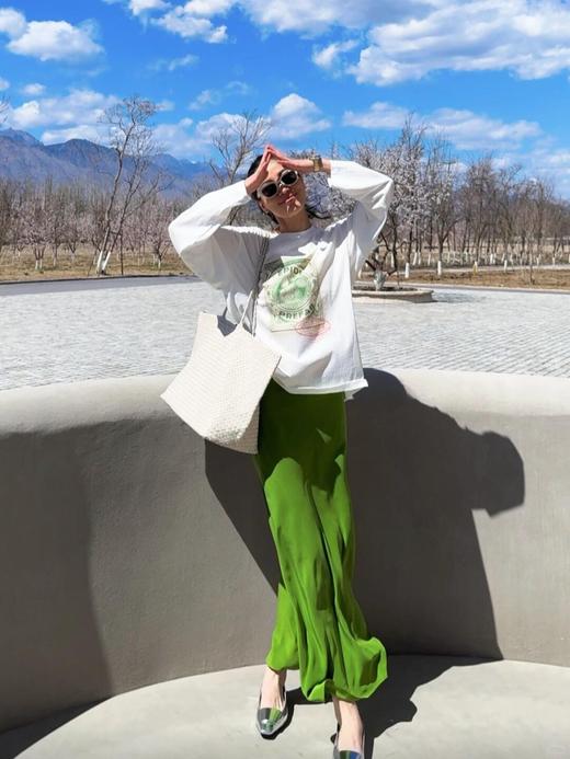 Epide Prefa*b小猪视力表/花枝鼠邮票 搞怪印花宽松长袖T恤 商品图14