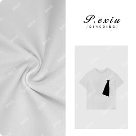 03-3潘依绣丁丁宠粉极简主义小众设计感休闲百搭短袖T恤 W-62005