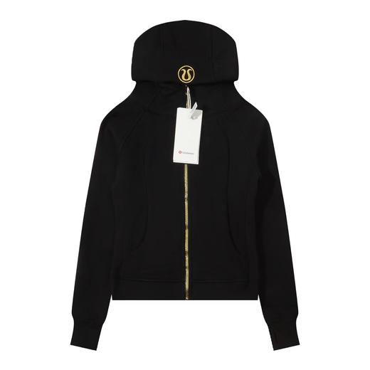 F031451女款薄绒修身轻盈保暖休闲连帽开衫卫衣外套 商品图14